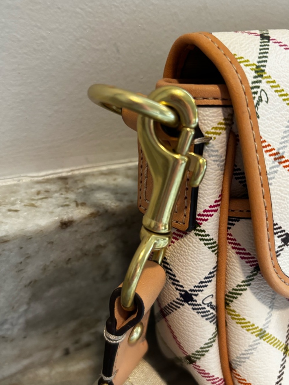 Coach Peyton Tattersall Field Crossbody bag - Picture 3 of 8
